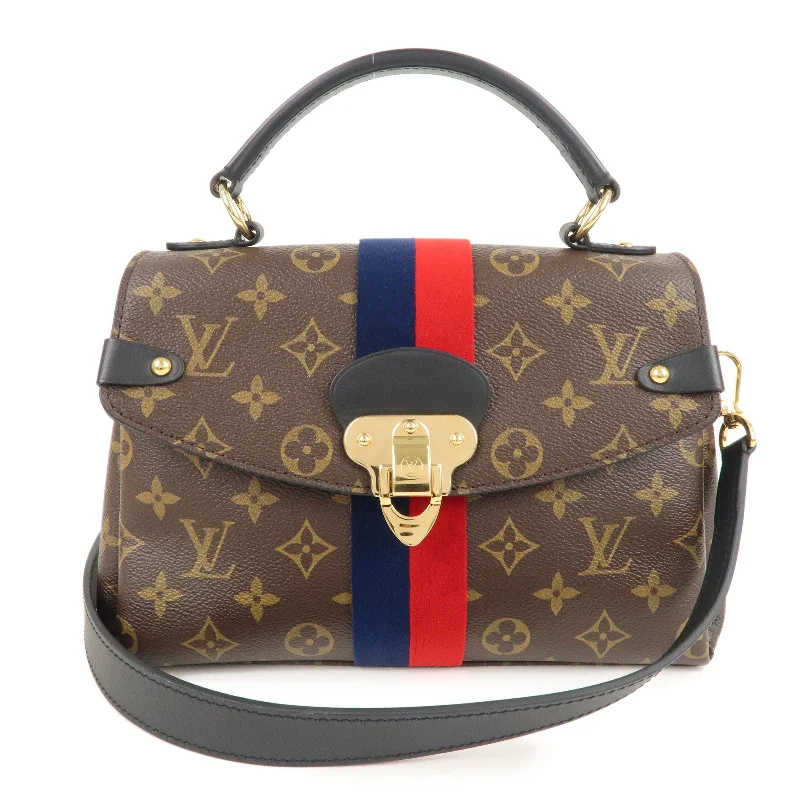 Louis Vuitton bags with a front - zip pocket for small items like keysLouis Vuitton Monogram Georges BB 2WAY Bag Shoulder Bag M43867