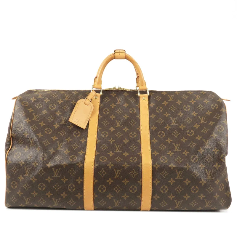 Louis Vuitton handbags with a metal - framed clasp for durabilityLouis Vuitton Monogram Keep All 60 Boston Bag M41422