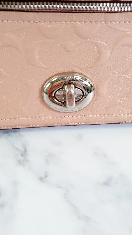 Coach Borough bags with a removable interior organizerCoach Borough bags with a removable interior organizerCoach Lex Small Flap Bag in Signature Debossed Patent Leather in Blush Pink - Crossbody Bag Shoulder Bag - Coach F22292