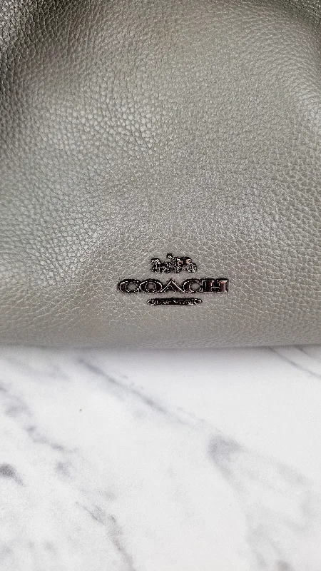 Coach handbags with a beaded trim for a glamorous and elegant lookCoach handbags with a beaded trim for a glamorous and elegant lookCoach Edie 31 Shoulder Bag in Grey Pebble Leather - Handbag Coach 57125