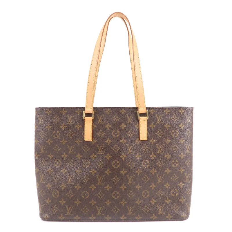 Louis Vuitton Alma bags featuring the signature top - handle designLouis Vuitton Monogram Luco Tote Bag Hand Bag Brown M51155