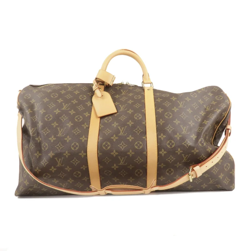 Louis Vuitton Alma bags with a detachable shoulder strap for versatilityLouis Vuitton Monogram Keep All Bandouliere 60 Boston Bag M41412