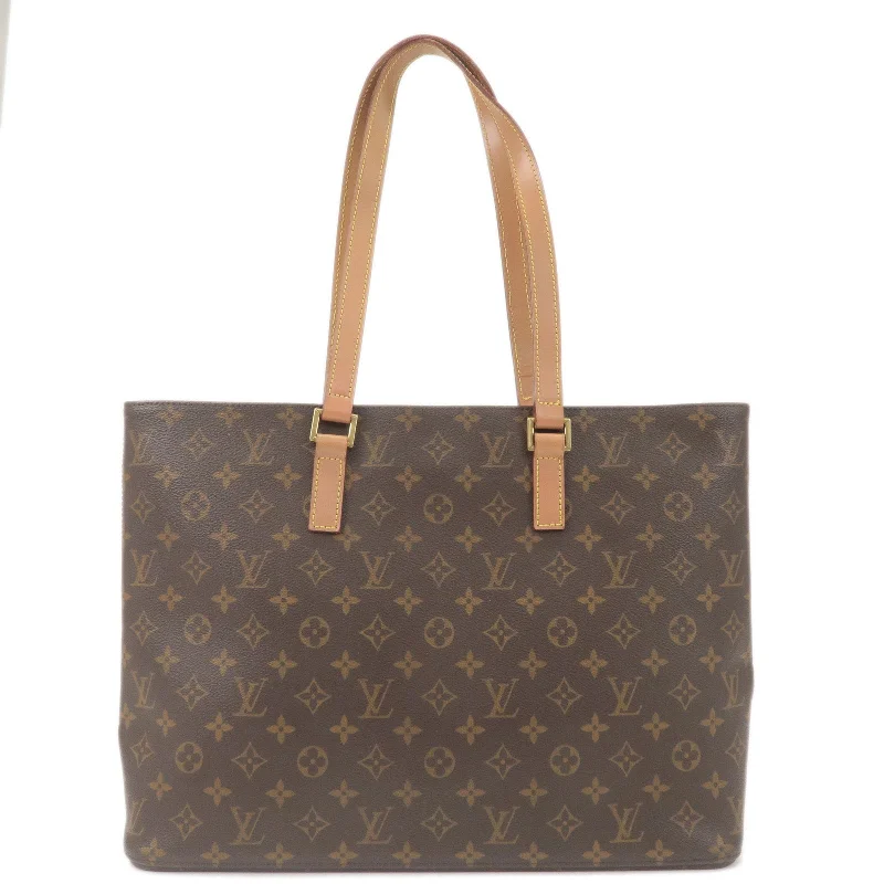 Louis Vuitton Alma bags with a detachable shoulder strap for versatilityLouis Vuitton Monogram Luco Tote Bag Hand Bag Brown M51155