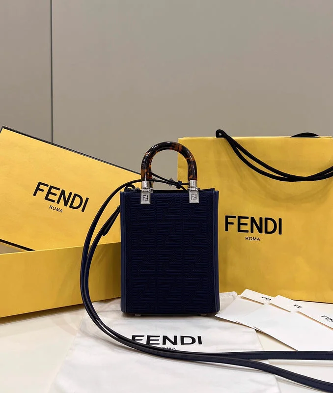 Fendi bags with a front - flap pocket and a turnlock for a classic and elegant aestheticFendi bags with a front - flap pocket and a turnlock for a classic and elegant aestheticFendi bags with a front - flap pocket and a turnlock for a classic and elegant aestheticWF - Fendi Bags - 655