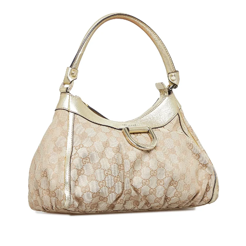 Women Gucci bags with a detachable mirror insideWomen Gucci bags with a detachable mirror insideGucci GG Canvas Abbey D-Ring handbag (sgEC31)