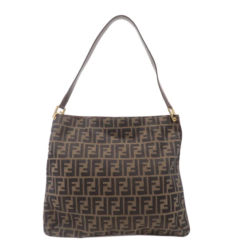 Ladies Fendi crossbody bags with a wide - width strap for enhanced comfort during long - term useLadies Fendi crossbody bags with a wide - width strap for enhanced comfort during long - term useLadies Fendi crossbody bags with a wide - width strap for enhanced comfort during long - term useFENDI Zucca Canvas Leather Shoulder Bag Khaki Black Brown