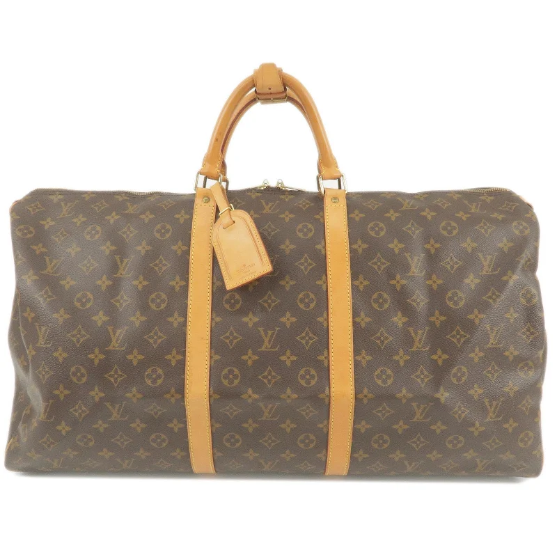 Louis Vuitton backpacks with a sleek, minimalist design for styleLouis Vuitton Monogram Keep All 60 Boston Bag M41422