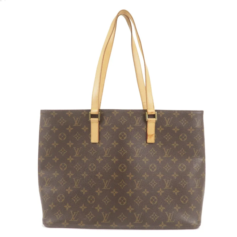 Louis Vuitton bags with a zip - around closure for enhanced securityLouis Vuitton Monogram Luco Tote Bag Hand Bag Brown M51155