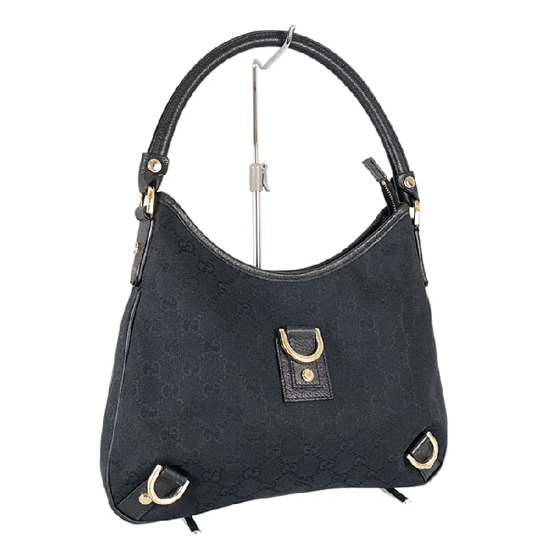 Women Gucci bags with a front - flap pocket for quick - access itemsWomen Gucci bags with a front - flap pocket for quick - access itemsGUCCI Abby one belt GG Canvas Abbey 130738 Shoulder bag