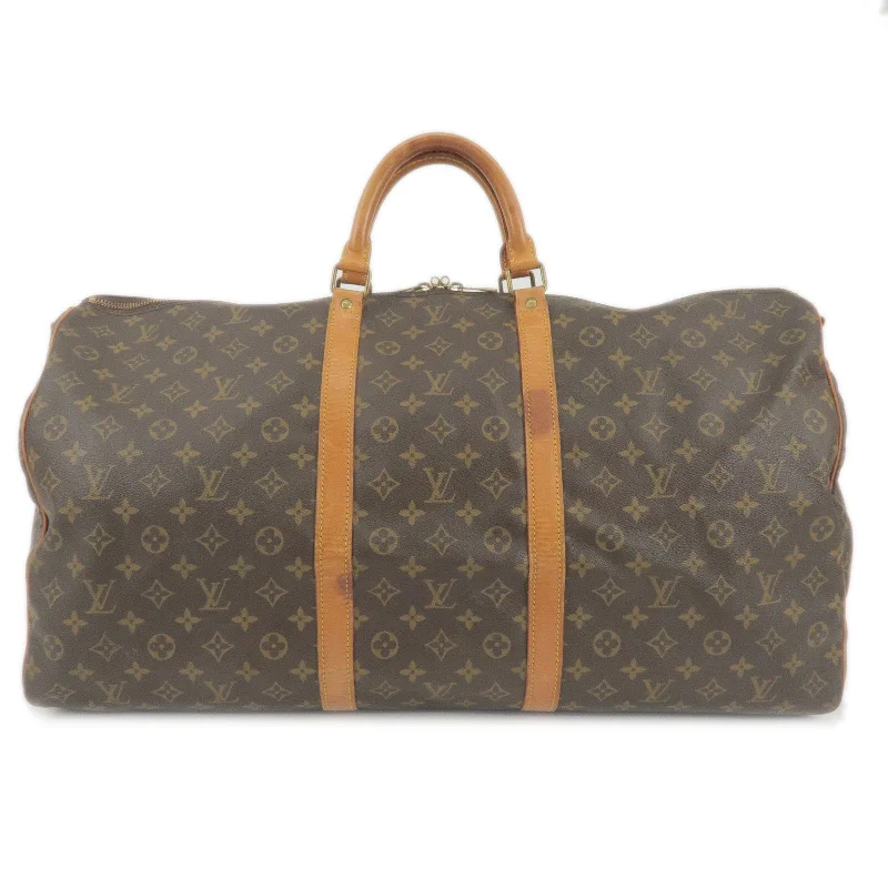 Louis Vuitton crossbody bags with adjustable shoulder straps for comfortLouis Vuitton Monogram Keep All Bandouliere 60 Bag M41412