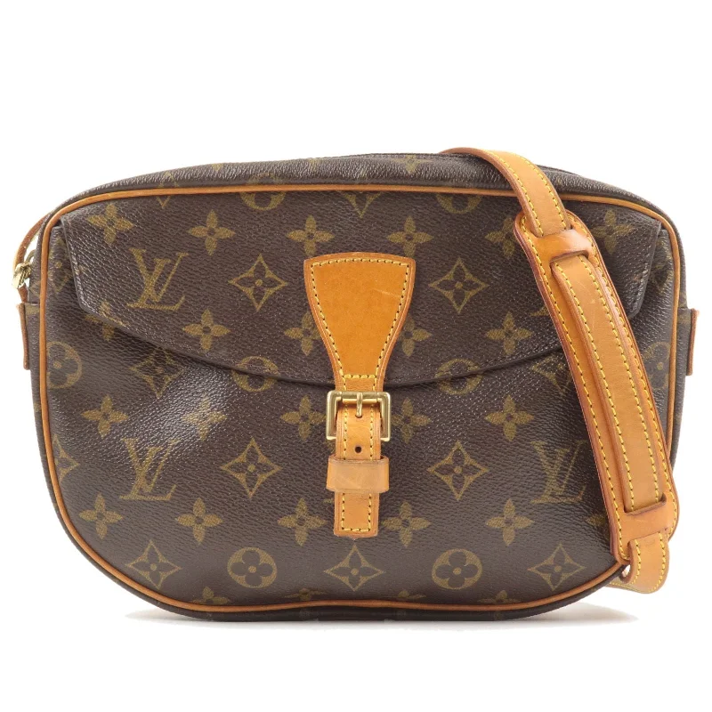 Louis Vuitton backpacks with a padded back panel for comfort during long - wearLouis Vuitton Monogram Jeune Fille MM Shoulder Bag M51226