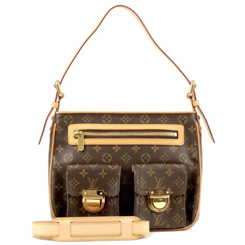 Louis Vuitton Twist bags with a contrast - colored interior for visual interestLouis Vuitton Monogram Hudson GM Shoulder Bag Messanger Bag M40045