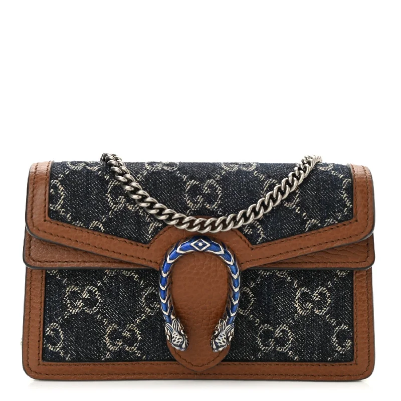 Gucci handbags for women with a back - zip pocketGucci handbags for women with a back - zip pocketGUCCI DENIM GG SUPER MINI DIONYSUS SHOULDER BAG