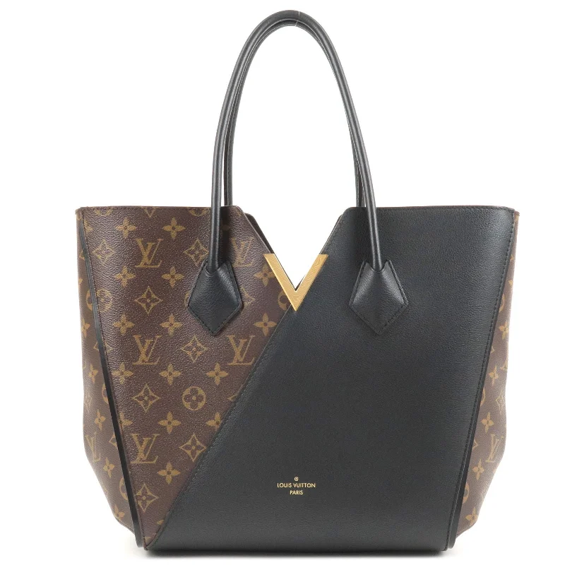 Louis Vuitton tote bags with a spacious interior and multiple pocketsLouis Vuitton Monogram Kimono MM Tote Bag Noir Black M40460