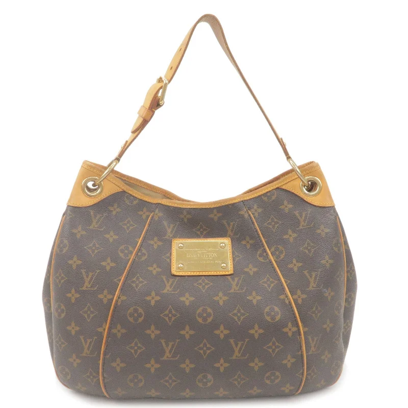 Ladies Louis Vuitton shoulder bags with a magnetic - closure flap for easeLouis Vuitton Monogram Galliera PM Shoulder Bag M56382 Brown