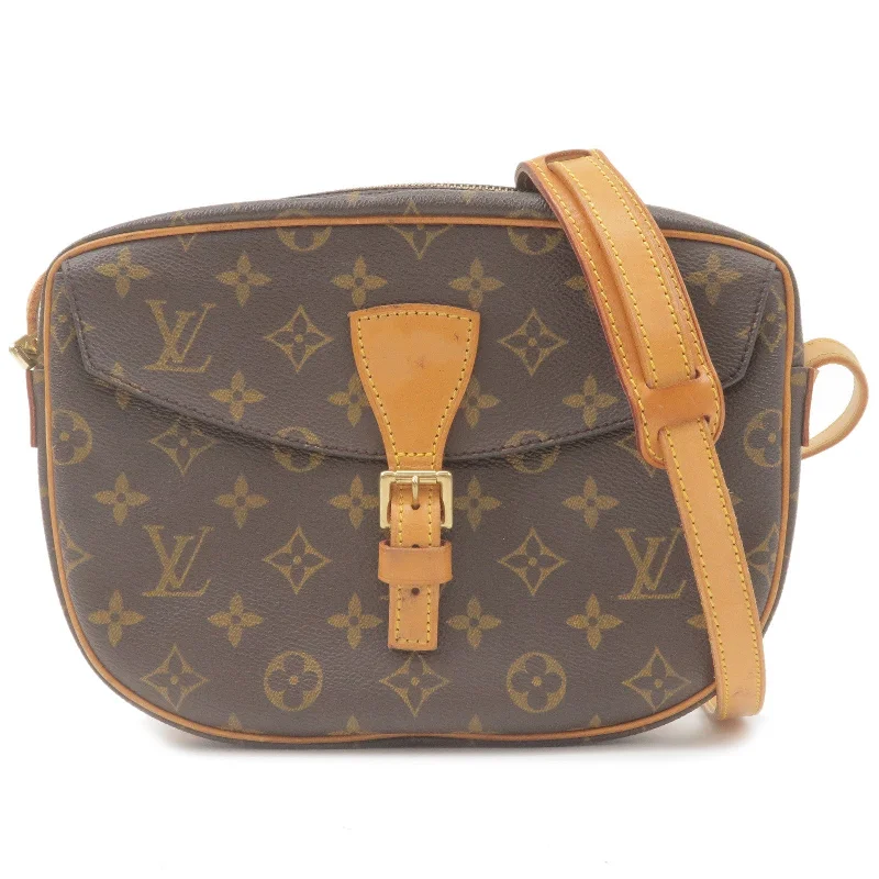 Louis Vuitton bags with a snap - button closure and a decorative charm for styleLouis Vuitton Monogram Jeune Fille MM Shoulder Bag M51226