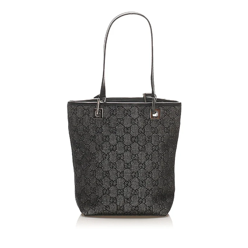 Gucci tote bags for women with a printed Gucci logoGucci tote bags for women with a printed Gucci logoGucci GG Canvas Tote Bag (SHG-15363)