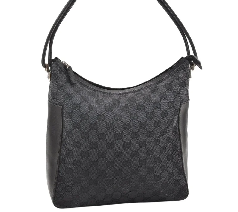 Gucci handbags for women with a back - zip pocketGucci handbags for women with a back - zip pocketAuthentic GUCCI Shoulder Hand Bag Purse GG Canvas Leather 0013766 Black 4523K