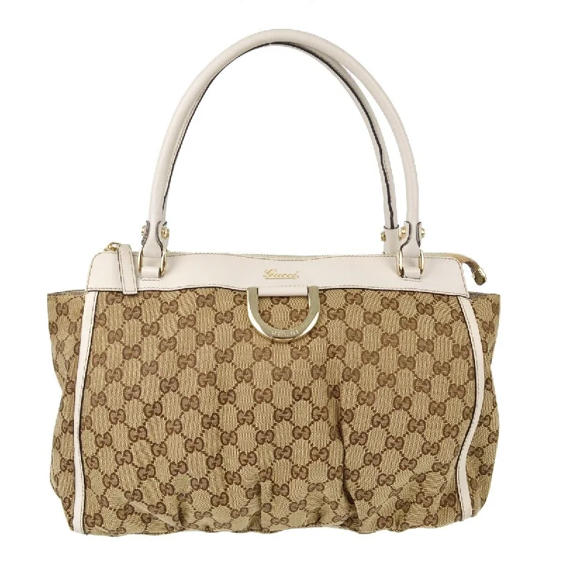 Ladies Gucci shoulder bags with a magnetic - closure flapLadies Gucci shoulder bags with a magnetic - closure flapGucci Beige White Gg Tote Handbag