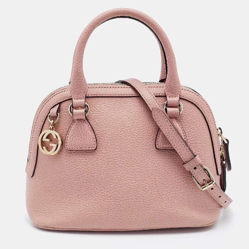 Gucci Marmont bags for women with gold - toned hardwareGucci Marmont bags for women with gold - toned hardwareGucci Light Pink Leather Dollar Small GG Charm Dome Bag