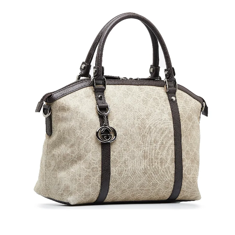 Ladies Gucci Dionysus bags with a detachable shoulder strapLadies Gucci Dionysus bags with a detachable shoulder strapGucci GG Canvas Charm Dome Satchel (SHG-MOjlZ6)