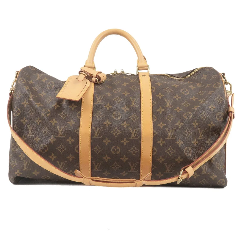 Louis Vuitton Alma bags with a detachable shoulder strap for versatilityLouis Vuitton Monogram Keep All Bandouliere 50 Boston Bag M41416