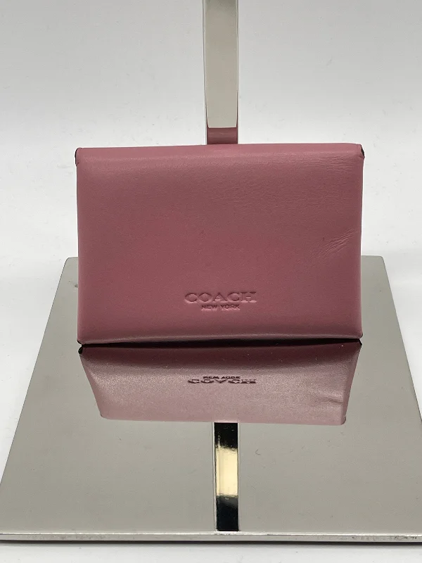 Coach Borough bags with a structured silhouette and a magnetic - snap closureCoach Borough bags with a structured silhouette and a magnetic - snap closureWallet Designer By Coach  Size: Small