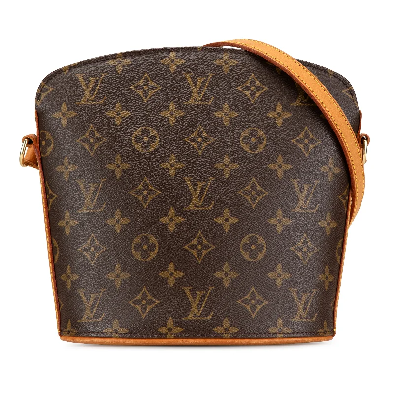 Louis Vuitton backpacks with a multi - pocket organization for functionalityBrown Louis Vuitton Monogram Drouot Crossbody Bag