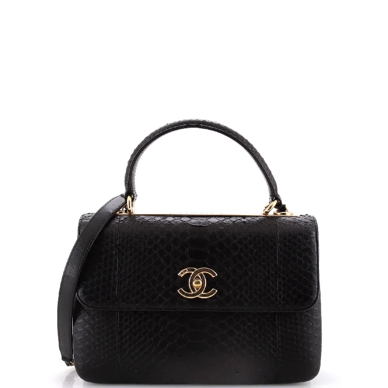 Affordable Replica - Looking Burberry BagsTrendy CC Top Handle Bag Python Small