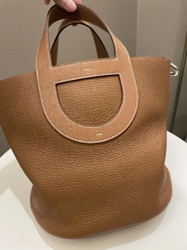 Soft - Handled Hermes So Kelly Bags for a Feminine TouchHermes In The Loop 23 Gold Clemece