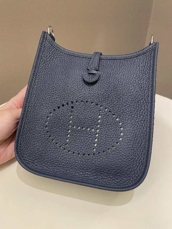 Exquisite Hermes Picotin Bags for Everyday EleganceHermes Mini Evelyne Bleu De Prusse