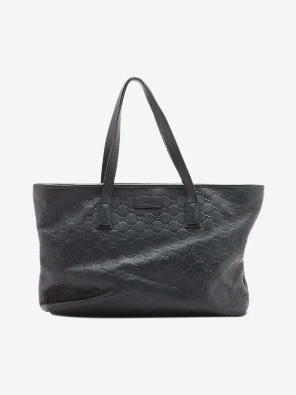 High - End Hermes Jypsiere Bags for the Fashion - ForwardBlack Guccissima leather tote bag