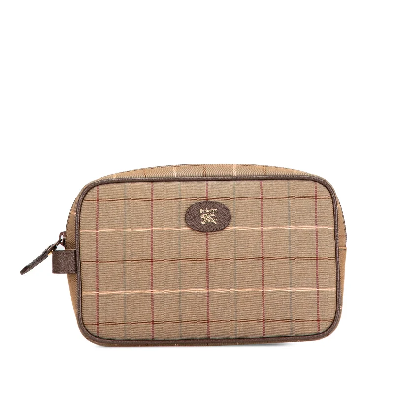 Compact Burberry Clutch Bags for WeddingsCompact Burberry Clutch Bags for WeddingsBrown Burberry Vintage Check Canvas Clutch