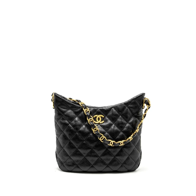 Chanel Vintage Inspired Handbag for Retro LoversChanel Vintage Inspired Handbag for Retro LoversChanel 22K Hobo Shoulder Bag Lambskin Black GHW (Microchip)