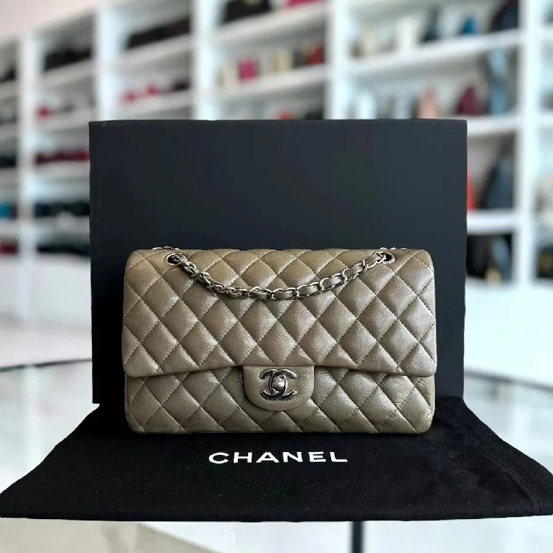 Chanel Colorful Handbag for Spring OutfitsChanel Colorful Handbag for Spring OutfitsCaviar Double Flap Quilted Calfskin Taupe Green Brown SHW No 17