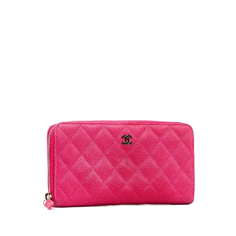 Chanel Quilted Leather Shoulder Bag for FashionistasChanel Quilted Leather Shoulder Bag for FashionistasChanel CC Caviar Zip Around Wallet (yPumV7)