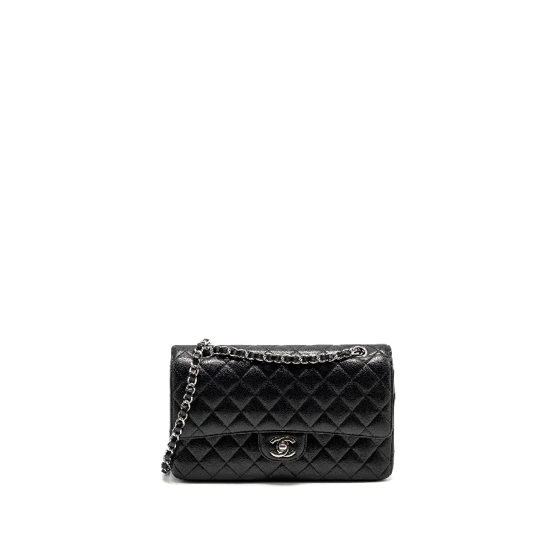 Chanel Classic Flap Bag for Evening PartyChanel Classic Flap Bag for Evening PartyChanel Medium Classic Double Flap Bag CAVIAR Black SHW (Microchip)