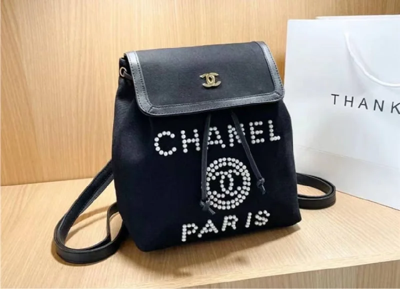 Chanel Colorful Handbag for Spring OutfitsChanel Colorful Handbag for Spring OutfitsChanel woman pearl bead Backpack