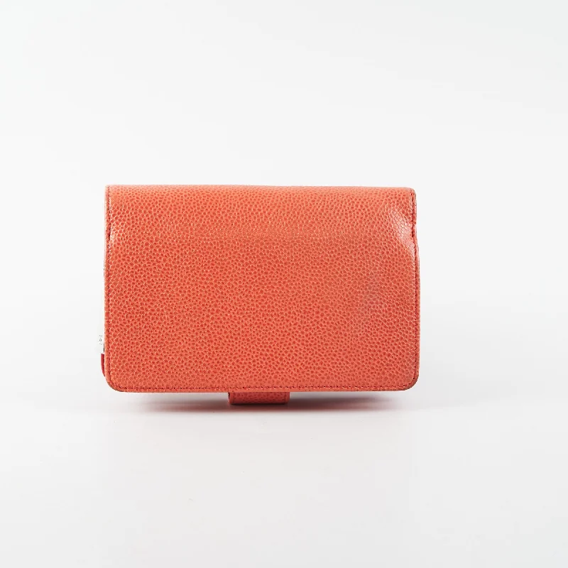 Chanel All - Match Handbag for Versatile StylingChanel All - Match Handbag for Versatile StylingChanel Compact Coral Wallet