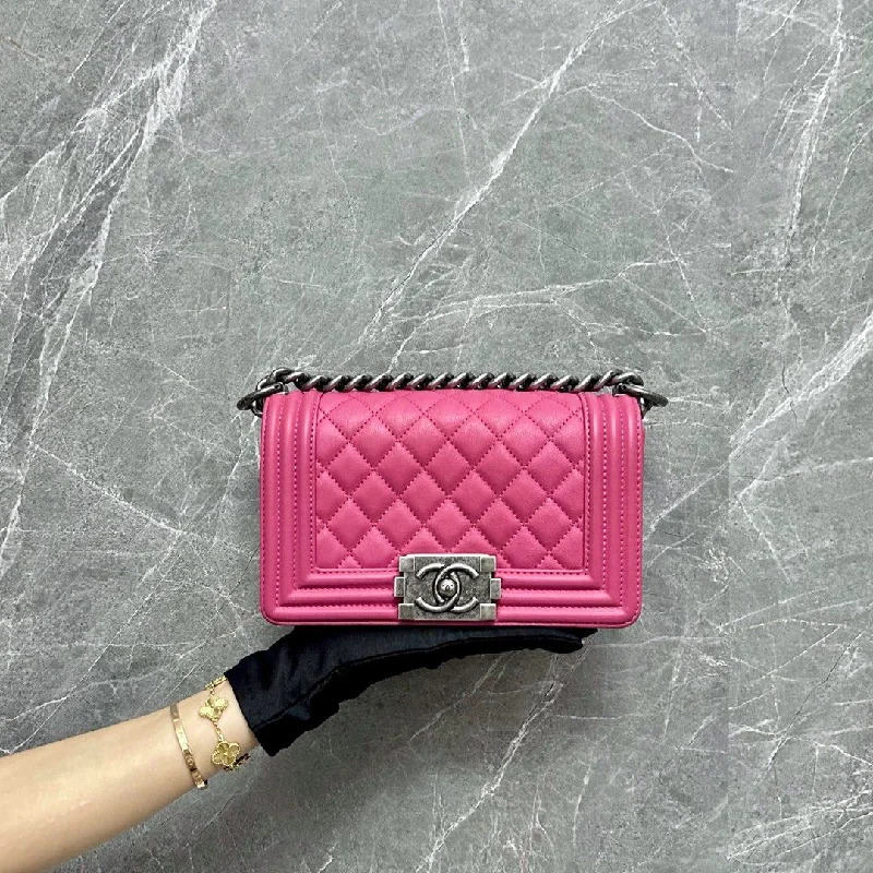 Chanel Colorful Handbag for Spring OutfitsChanel Colorful Handbag for Spring OutfitsCaviar Small Boy Hot Pink SHW No 17